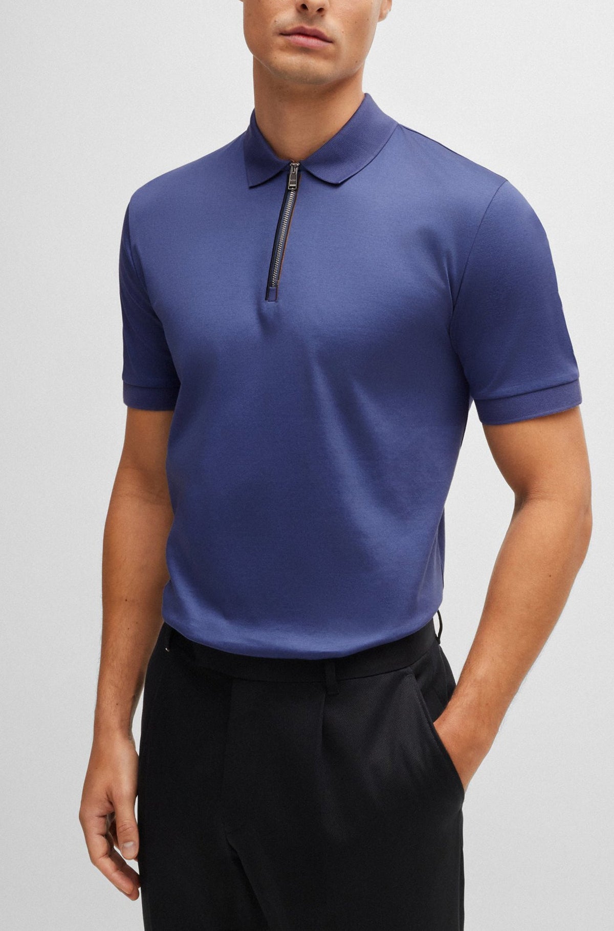 Polo pour homme par HUGO BOSS | 50521118 Marine | Boutique Vvög, vêtements mode pour homme et femme