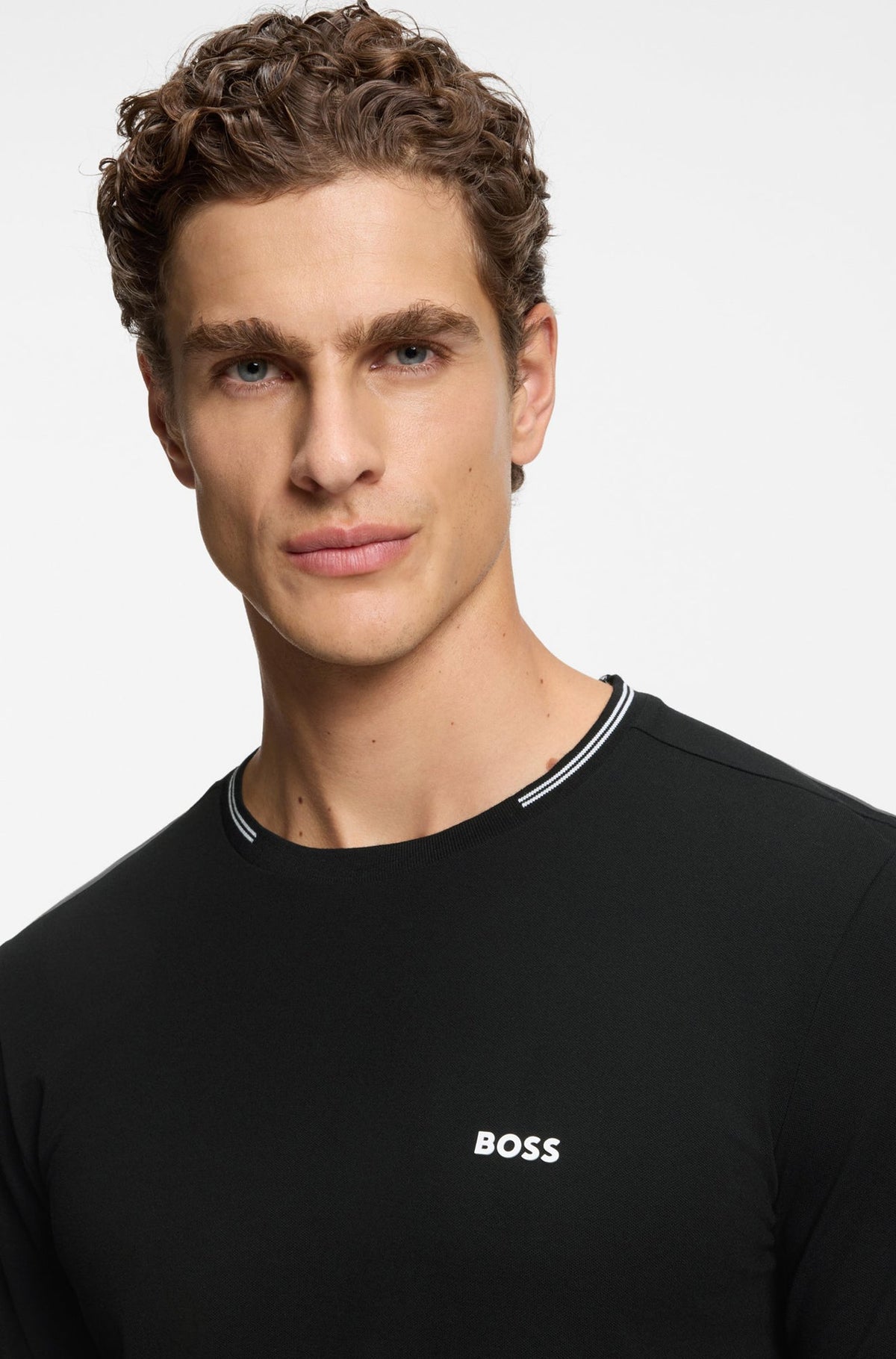 T-Shirt habillé pour homme par HUGO BOSS | 50521245 Noir | Boutique Vvög, vêtements mode pour homme et femme