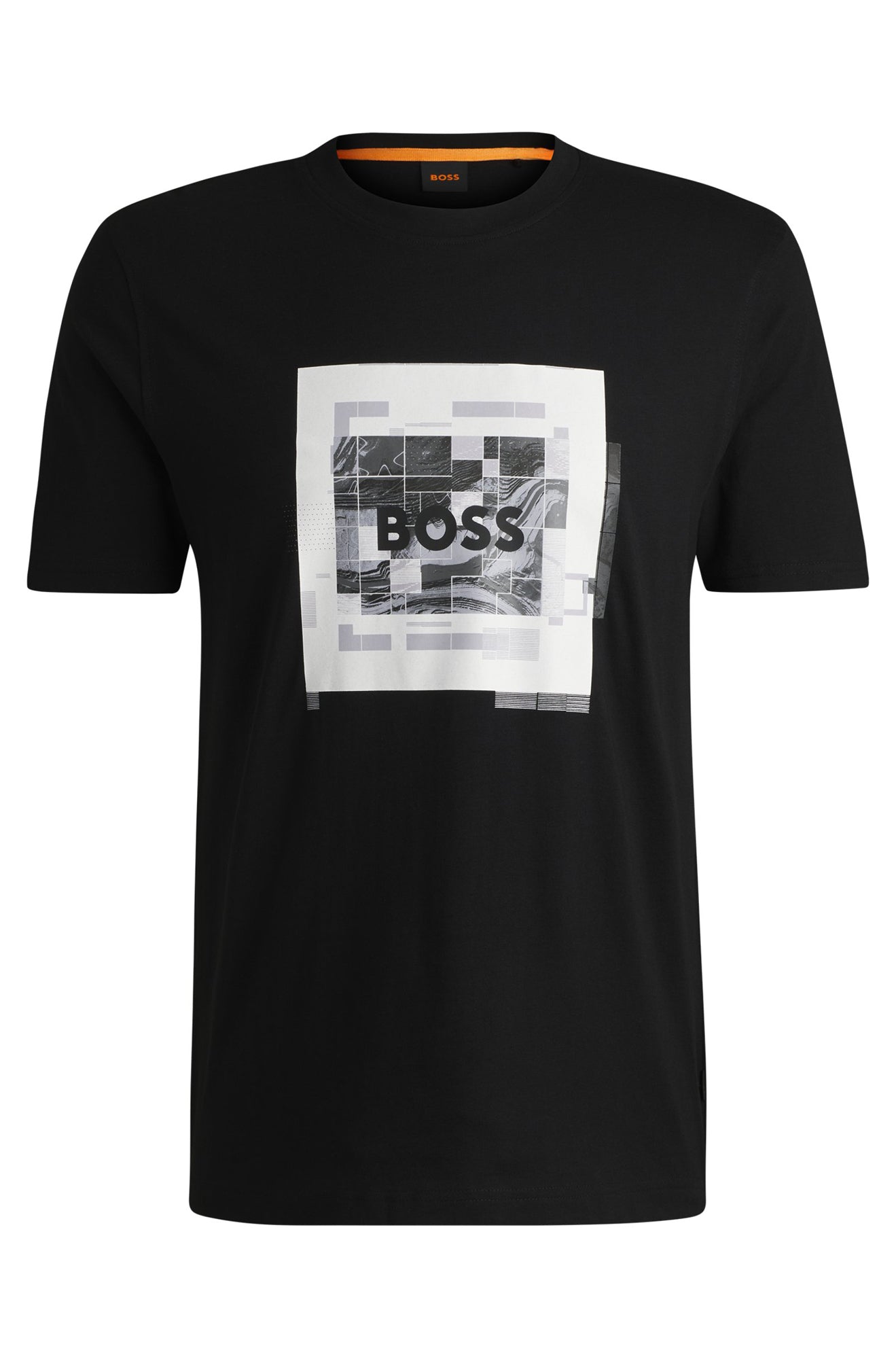 T-Shirt pour homme par HUGO BOSS | 50522638 Noir | Boutique Vvög, vêtements mode pour homme et femme