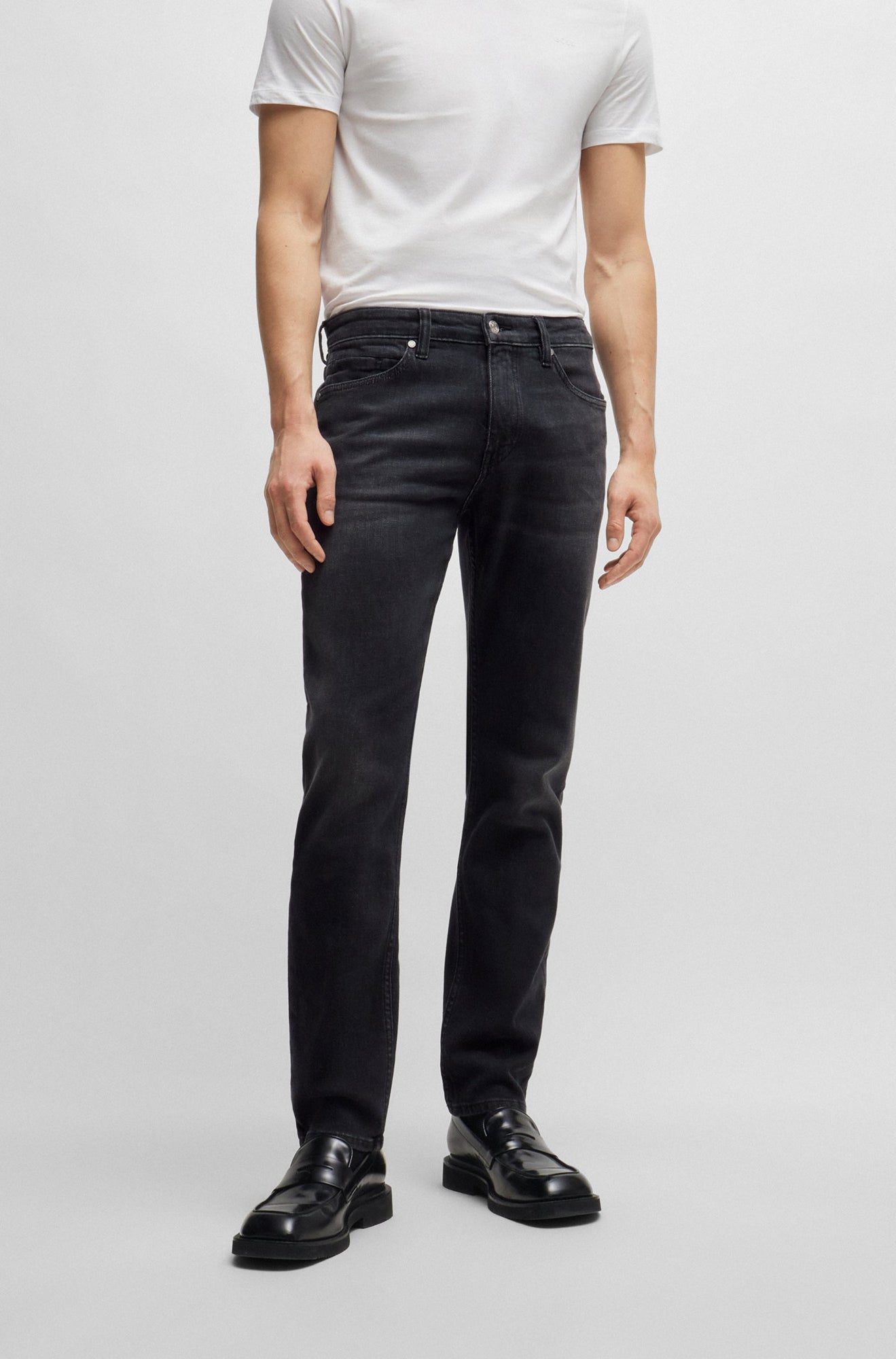 Jeans pour homme par HUGO BOSS | 50524034 Charcoal | Boutique Vvög, vêtements mode pour homme et femme