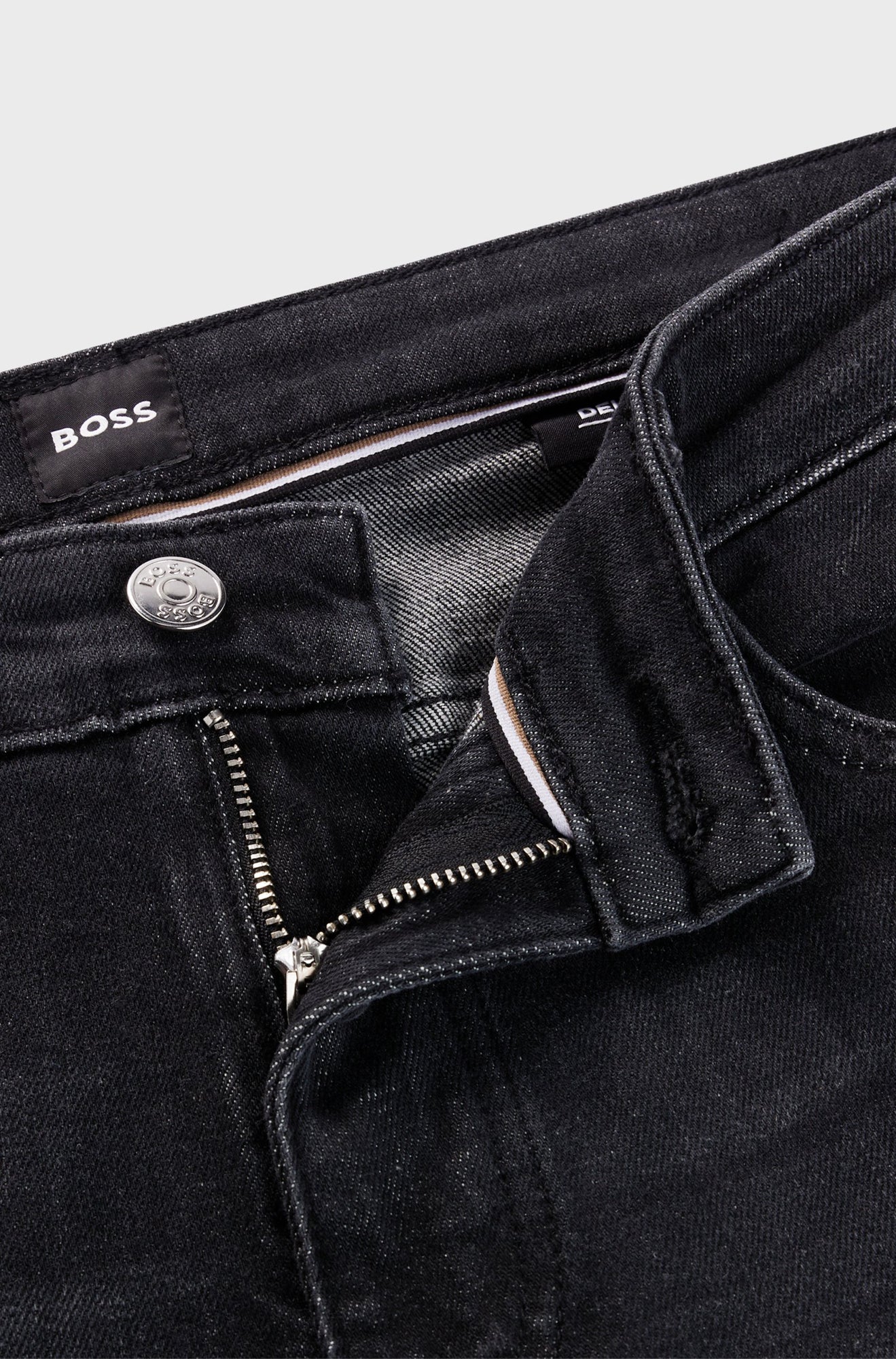 Jeans pour homme par HUGO BOSS | 50524034 Charcoal | Boutique Vvög, vêtements mode pour homme et femme