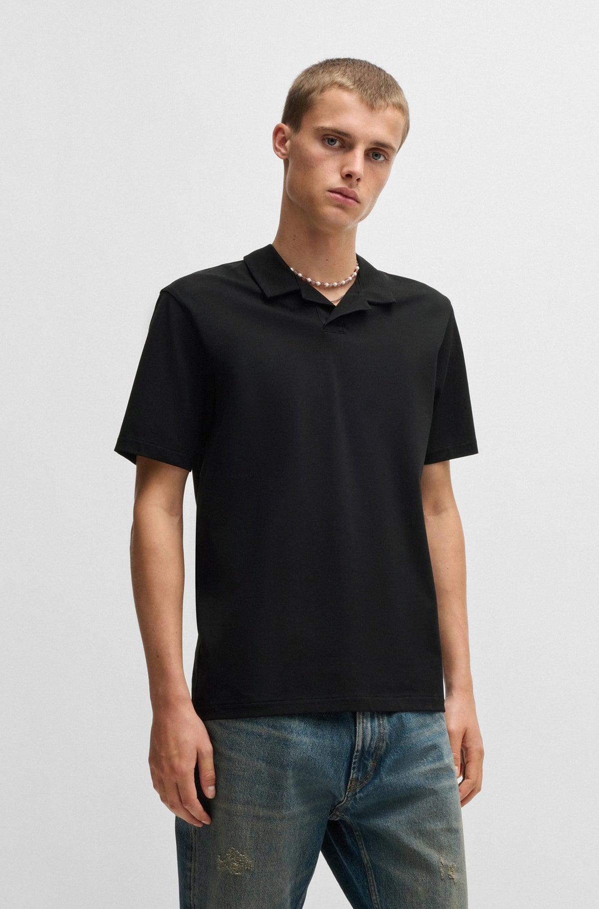 Polo sport pour homme par HUGO BOSS | 50530169 Noir | Boutique Vvög, vêtements mode pour homme et femme