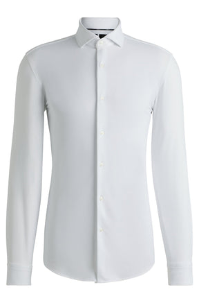 Chemise habillée pour homme par HUGO BOSS | 50533393 Blanc | Boutique Vvög, vêtements mode pour homme et femme