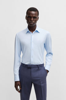 Chemise habillée pour homme par HUGO BOSS | 50533395 Bleu Pastel | Boutique Vvög, vêtements mode pour homme et femme