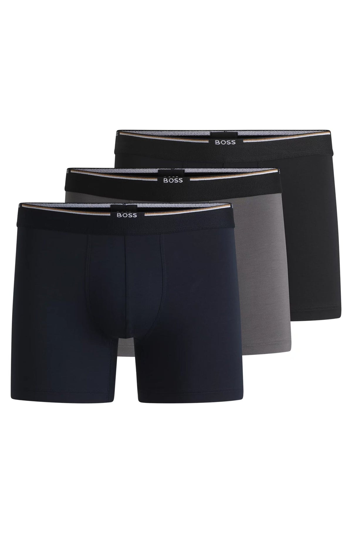 Paquet de 3 boxers pour homme par HUGO BOSS | 50534503 Noir | Boutique Vvög, vêtements mode pour homme et femme