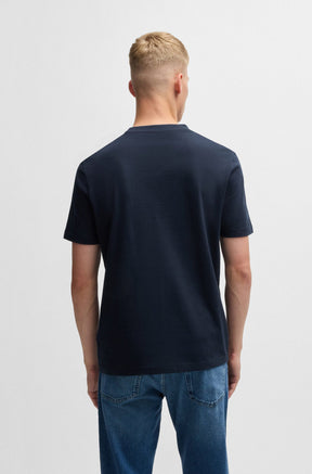 T-Shirt pour homme par HUGO BOSS | 50534924 Bleu Foncé | Boutique Vvög, vêtements mode pour homme et femme