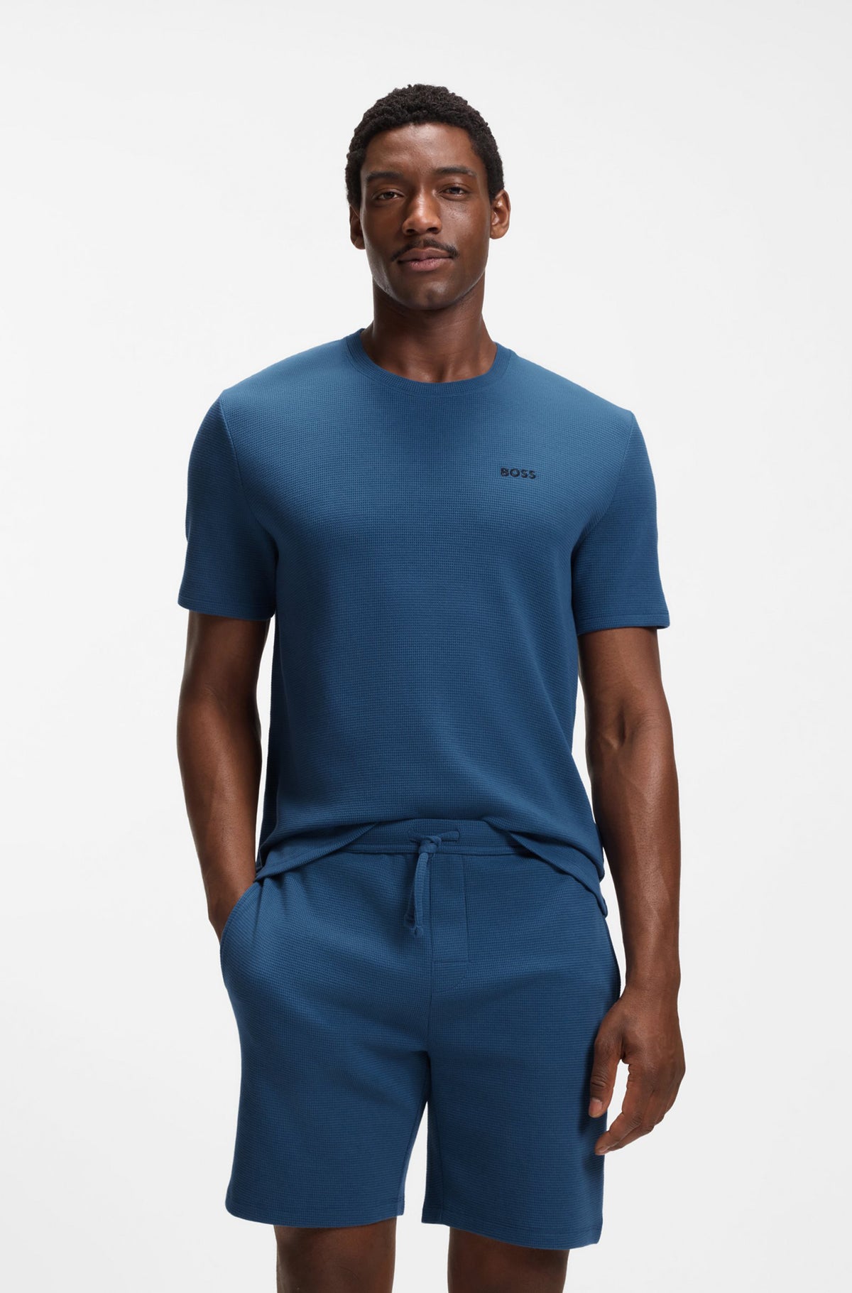 T-Shirt pour homme par HUGO BOSS | 50535891 Bleu Ouvert | Boutique Vvög, vêtements mode pour homme et femme