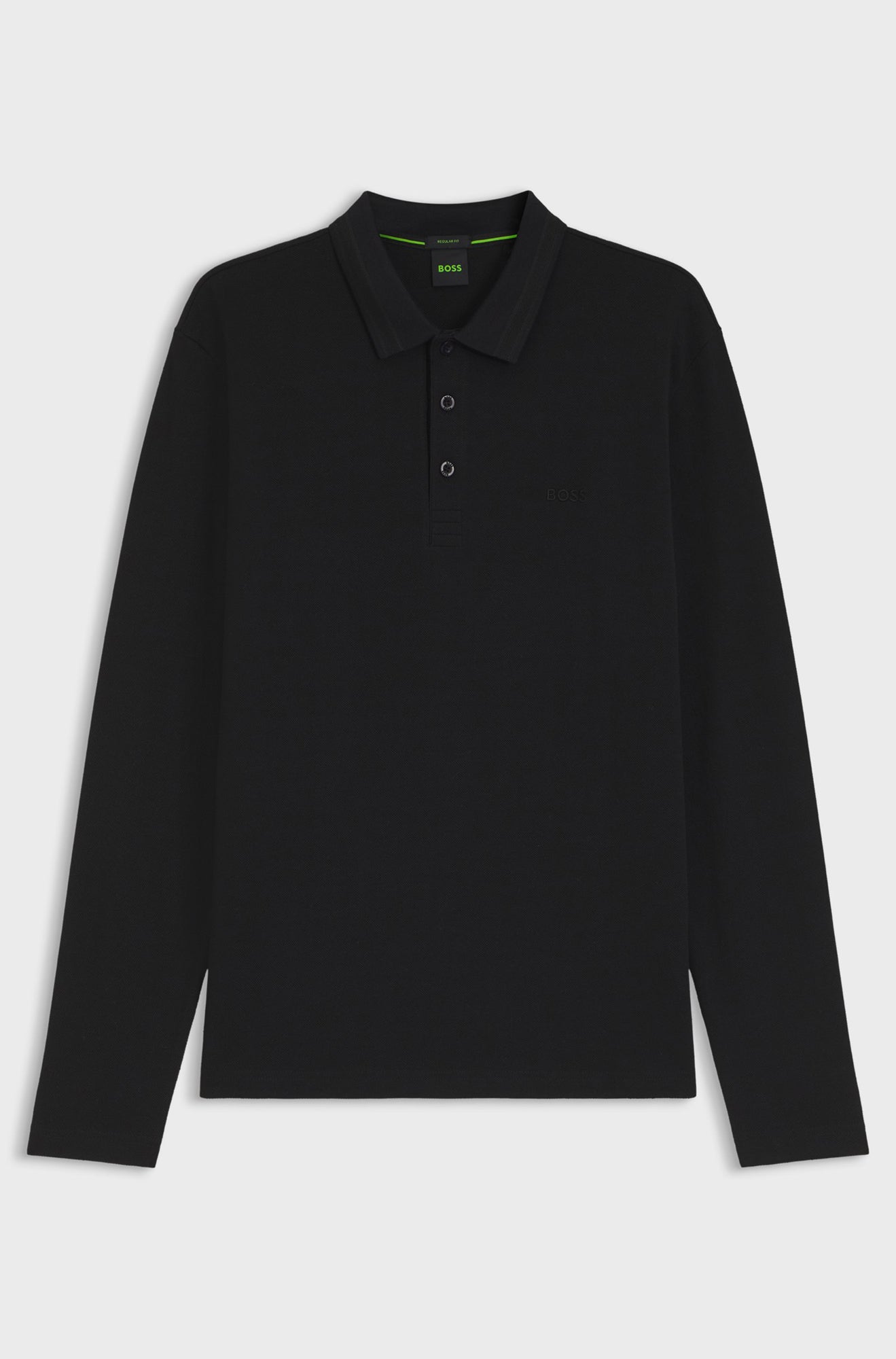 Polo manches longues pour homme par HUGO BOSS | 50536609 Noir | Boutique Vvög, vêtements mode pour homme et femme