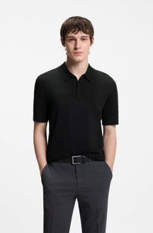 Polo pour homme par HUGO BOSS | 50536672 Noir | Boutique Vvög, vêtements mode pour homme et femme