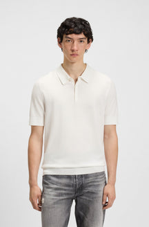 Polo pour homme par HUGO BOSS | 50536672 Naturel | Boutique Vvög, vêtements mode pour homme et femme