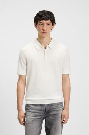 Polo pour homme par HUGO BOSS | 50536672 Naturel | Boutique Vvög, vêtements mode pour homme et femme