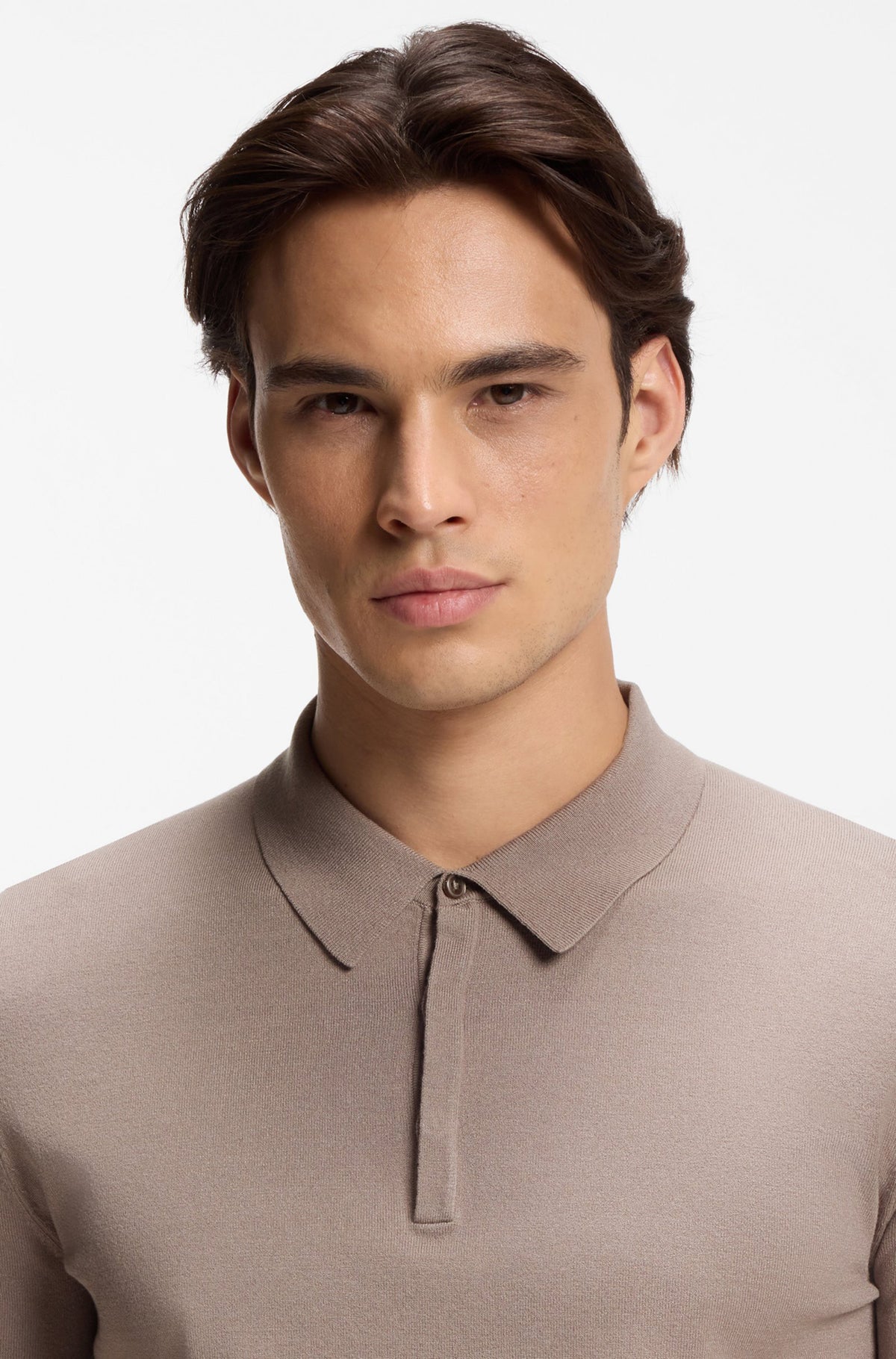 Polo pour homme par HUGO BOSS | 50536672 Brun Pastel Clair | Boutique Vvög, vêtements mode pour homme et femme