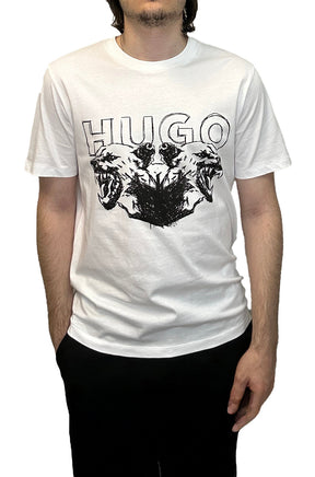 T-Shirt pour homme par HUGO BOSS | 50538257 Blanc | Boutique Vvög, vêtements mode pour homme et femme