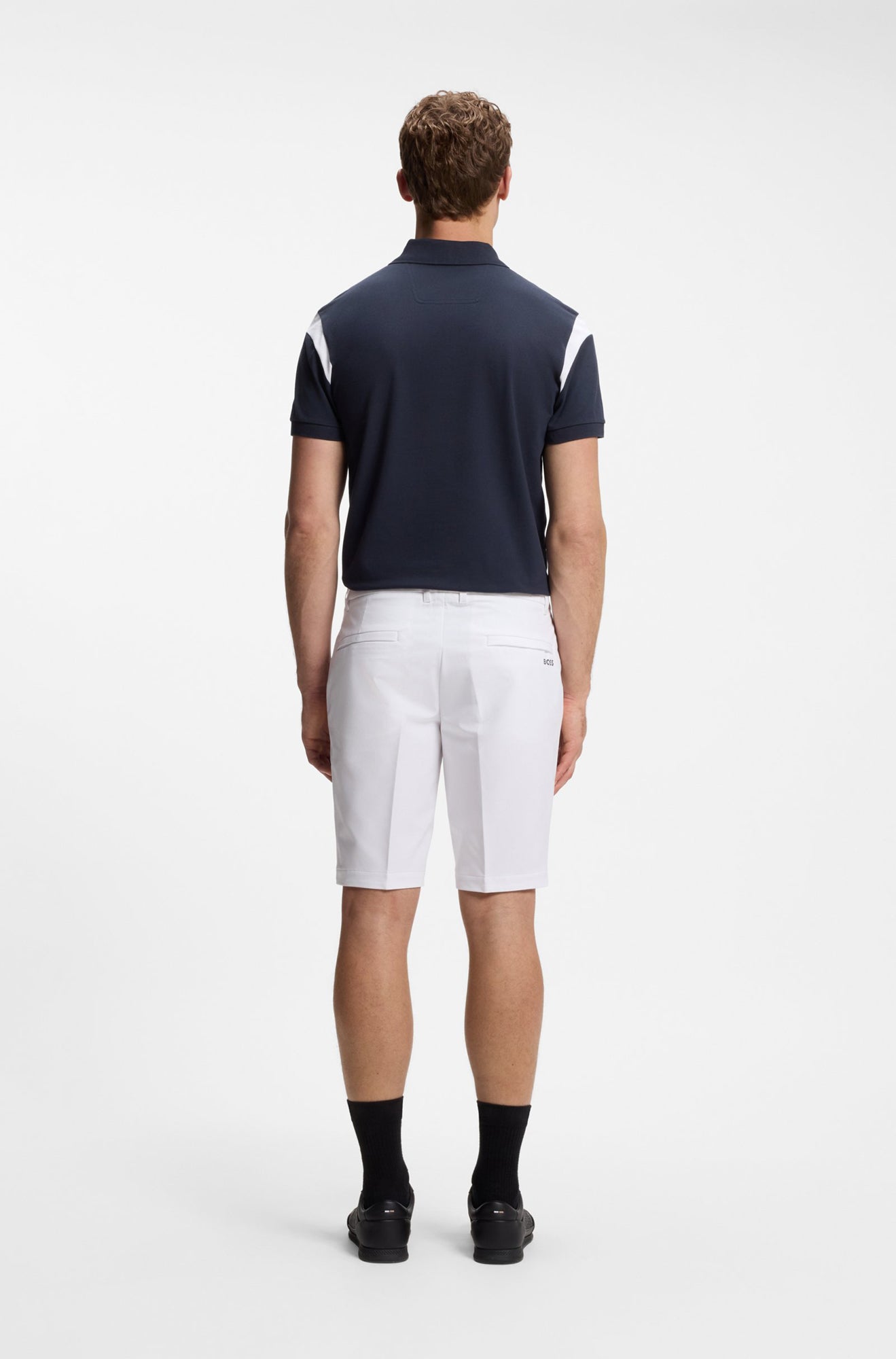 Bermuda pour homme par HUGO BOSS | 50540337 Blanc | Boutique Vvög, vêtements mode pour homme et femme