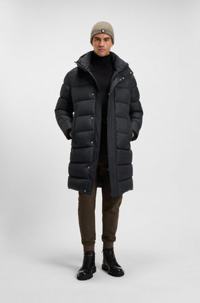 Manteau d'hiver pour homme par HUGO BOSS | 50540474 Noir | Boutique Vvög, vêtements mode pour homme et femme