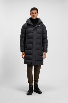 Manteau d'hiver pour homme par HUGO BOSS | 50540474 Noir | Boutique Vvög, vêtements mode pour homme et femme