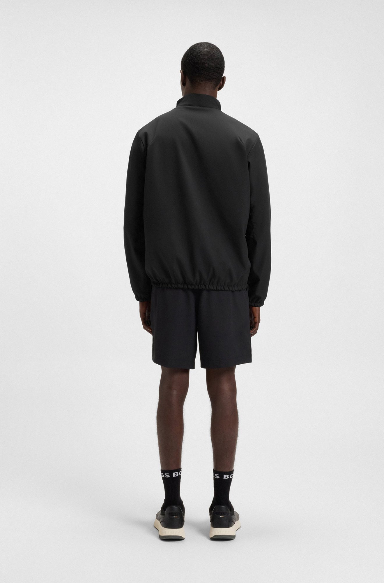 Coupe-vent mi-saison pour homme par HUGO BOSS | 50541297 Noir | Boutique Vvög, vêtements mode pour homme et femme