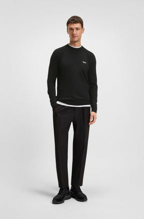 Tricot toutes saisons pour homme par HUGO BOSS | 50541944 Noir | Boutique Vvög, vêtements mode pour homme et femme