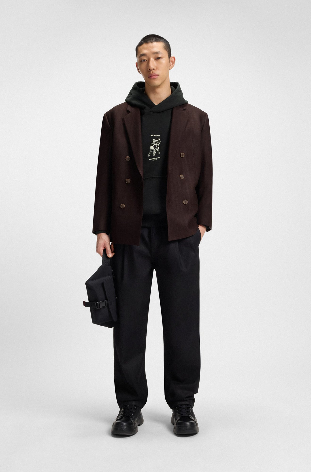 Coton ouaté pour homme par HUGO BOSS | 50542399 Noir | Boutique Vvög, vêtements mode pour homme et femme