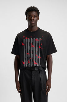 T-Shirt pour homme par HUGO BOSS | 50542581 Noir | Boutique Vvög, vêtements mode pour homme et femme