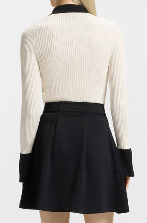 Chandail à col ouvert pour femme par HUGO BOSS | 50542608 Blanc Ouvert | Boutique Vvög, vêtements mode pour homme et femme