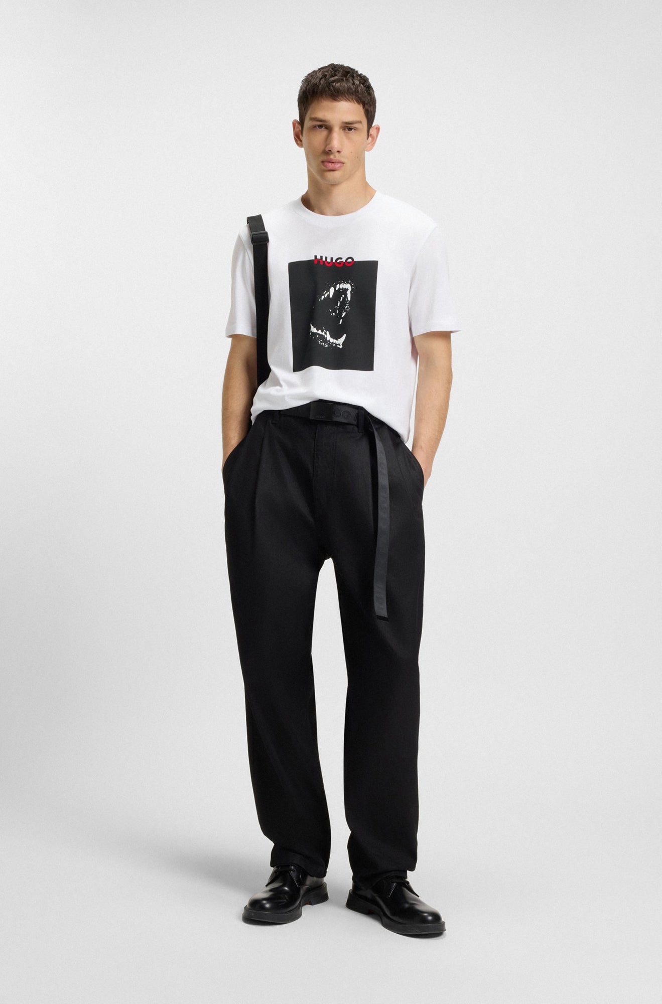 T-Shirt pour homme par HUGO BOSS | 50542734 Blanc | Boutique Vvög, vêtements mode pour homme et femme