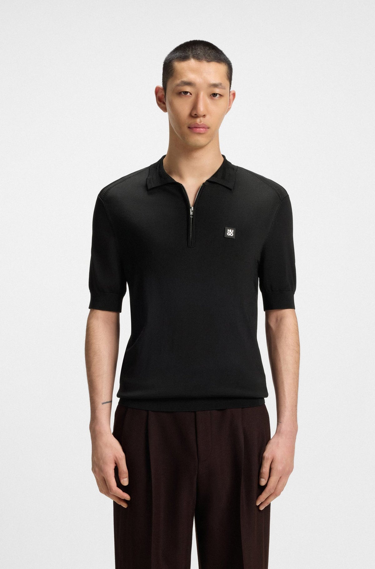 Polo sport pour homme par HUGO BOSS | 50542750 Noir | Boutique Vvög, vêtements mode pour homme et femme