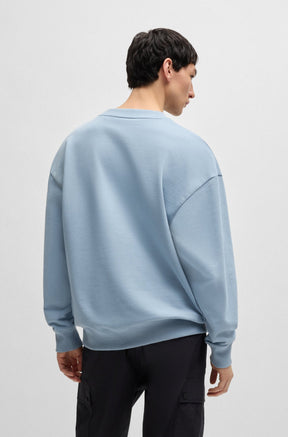 Chandail manches longues pour homme par HUGO BOSS | 50542806 Bleu Moyen | Boutique Vvög