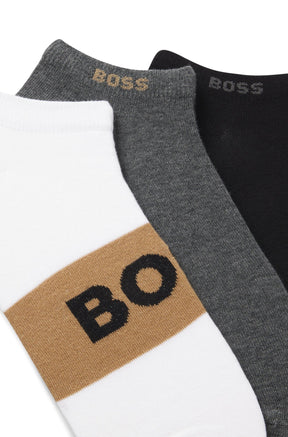 Paquet de 3 paires de bas pour homme par HUGO BOSS | 50543482 Divers | Boutique Vvög, vêtements mode pour homme et femme