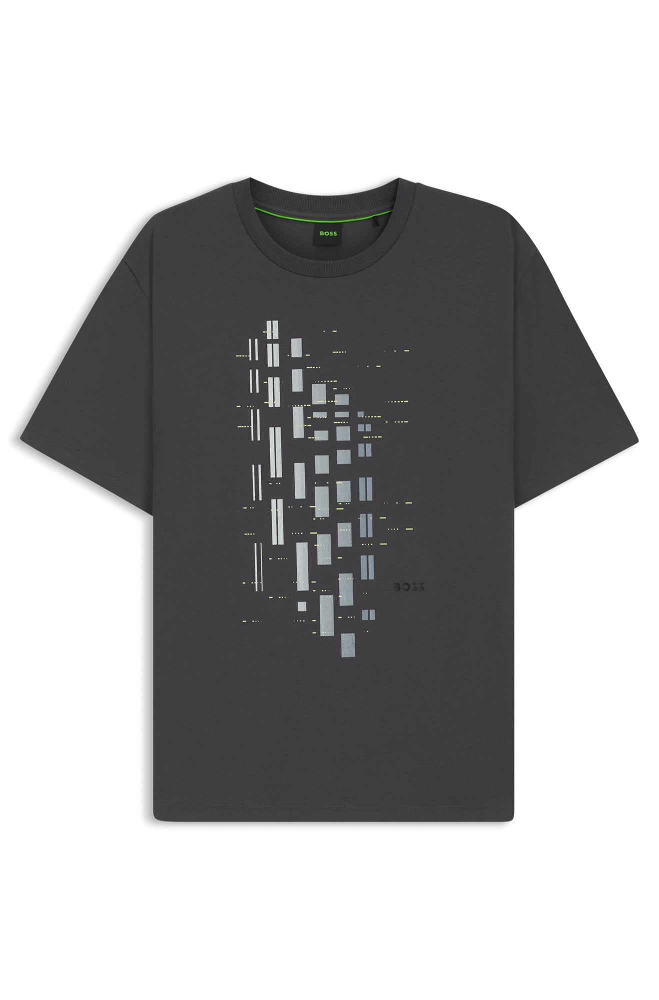 T-Shirt pour homme par HUGO BOSS | 50543808 Gris Foncé | Boutique Vvög, vêtements mode pour homme et femme