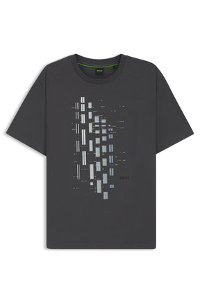 T-Shirt pour homme par HUGO BOSS | 50543808 Gris Foncé | Boutique Vvög, vêtements mode pour homme et femme