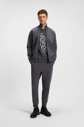 T-Shirt pour homme par HUGO BOSS | 50543808 Gris Foncé | Boutique Vvög, vêtements mode pour homme et femme