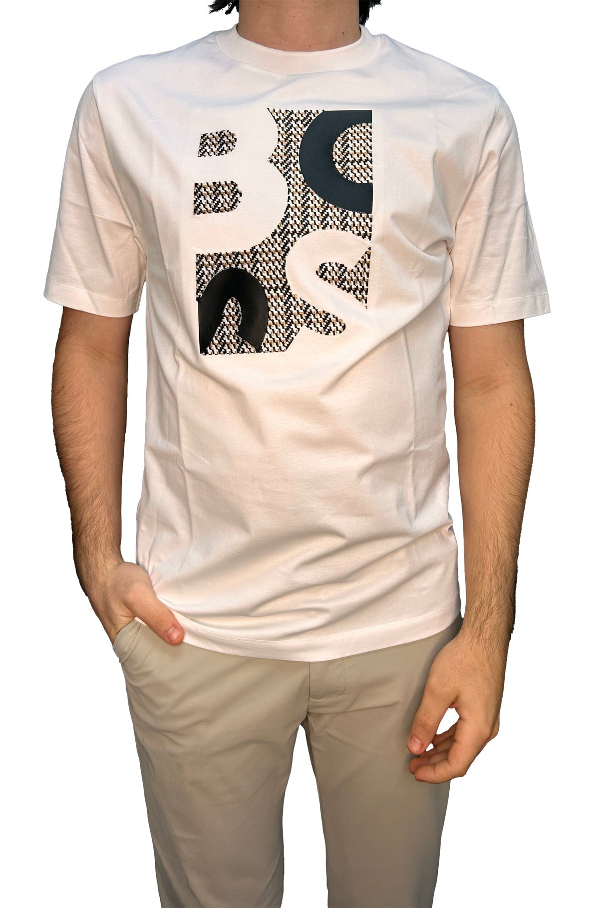 T-Shirt pour homme par HUGO BOSS | 50543901 Blanc | Boutique Vvög, vêtements mode pour homme et femme