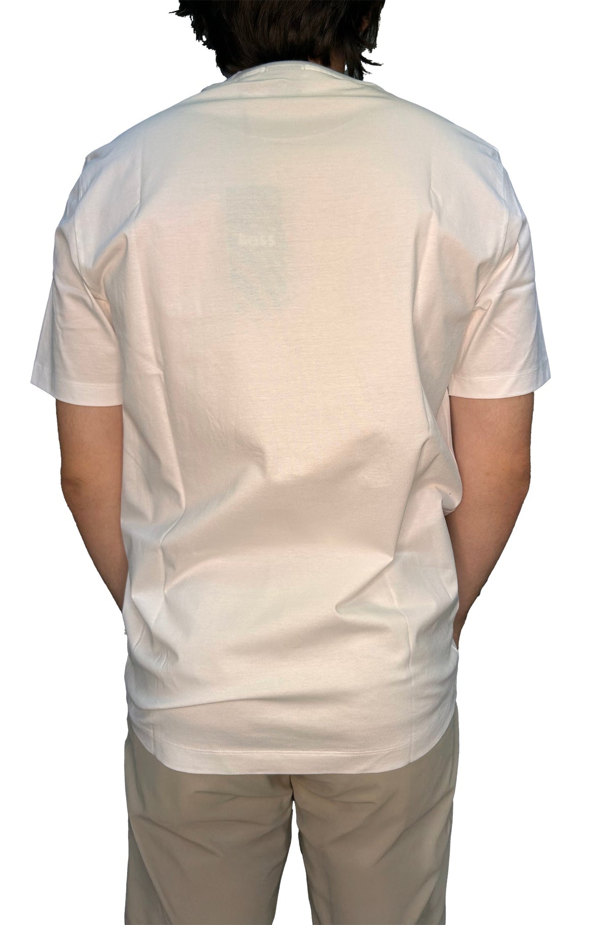T-Shirt pour homme par HUGO BOSS | 50543901 Blanc | Boutique Vvög, vêtements mode pour homme et femme