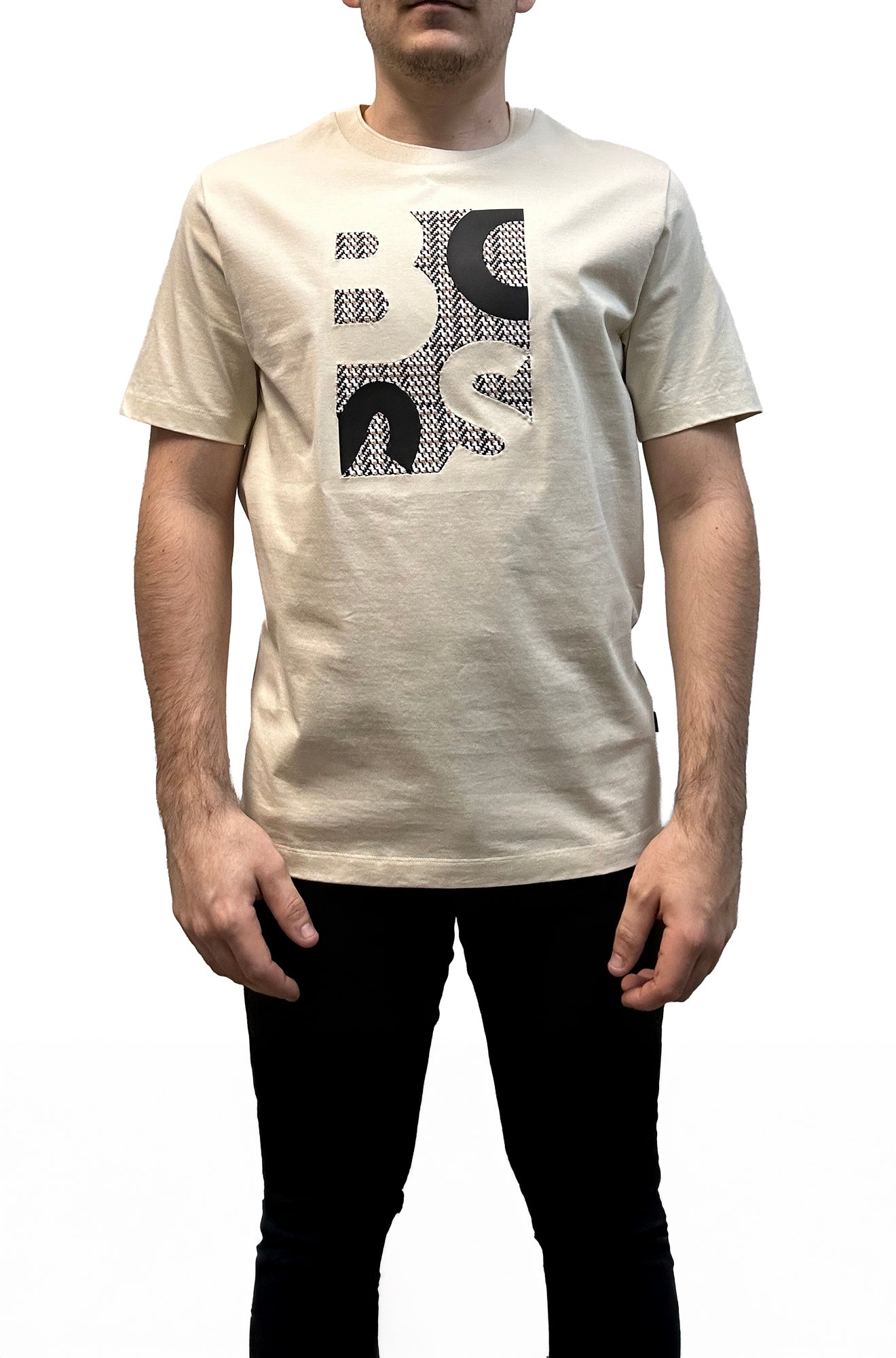 T-Shirt pour homme par HUGO BOSS | 50543901 Blanc ouvert | Boutique Vvög, vêtements mode pour homme et femme