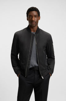 Coupe-vent mi-saison pour homme par HUGO BOSS | 50544097 Noir | Boutique Vvög, vêtements mode pour homme et femme