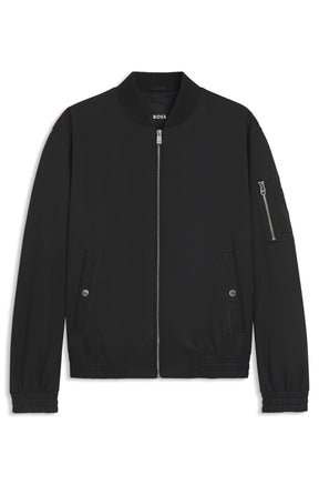 Coupe-vent mi-saison pour homme par HUGO BOSS | 50544097 Noir | Boutique Vvög, vêtements mode pour homme et femme