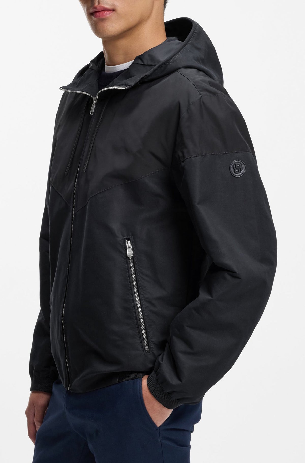 Coupe-vent sport pour homme par HUGO BOSS | 50544135 Bleu Foncé | Boutique Vvög, vêtements mode pour homme et femme