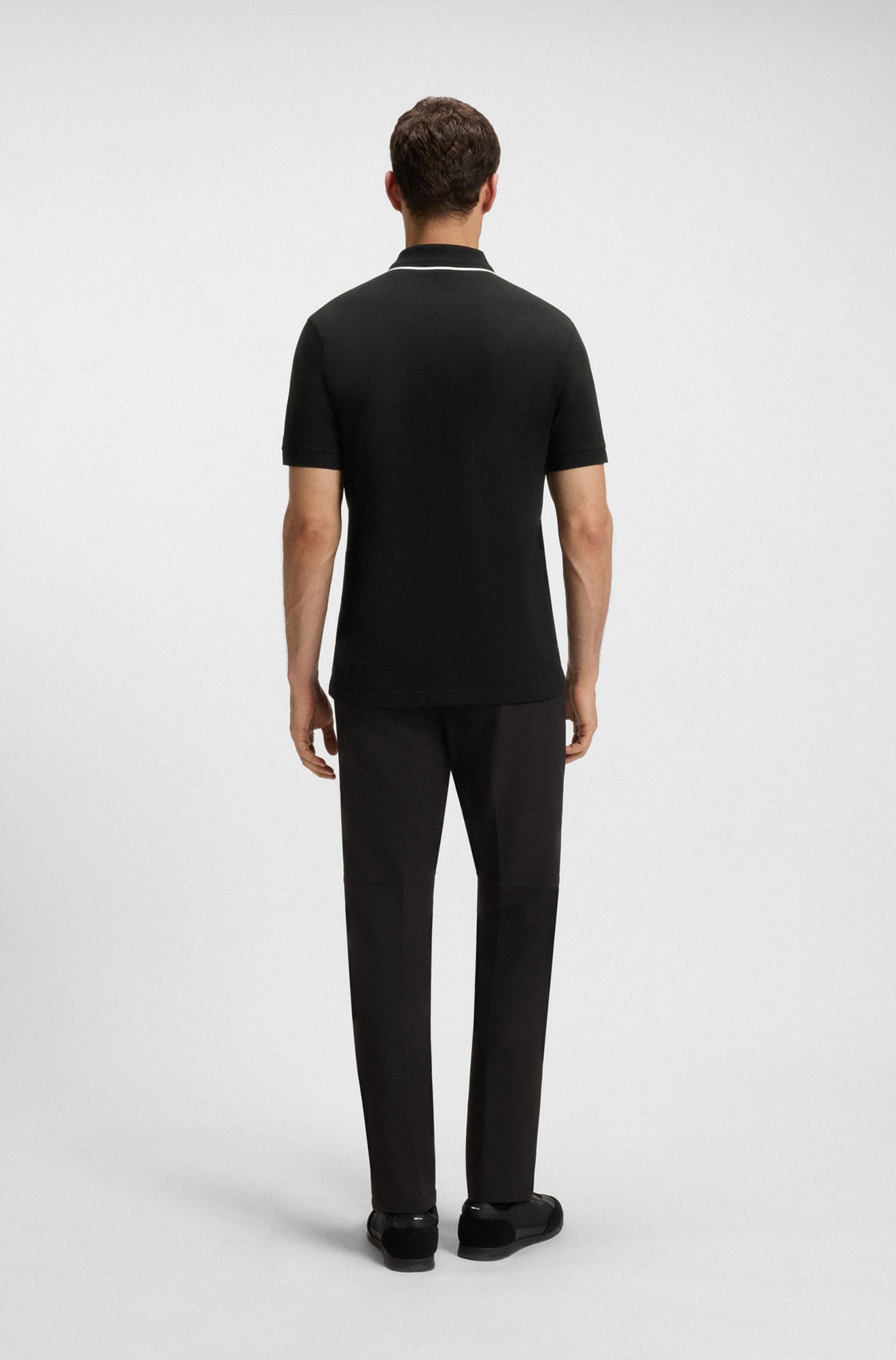 Polo sport pour homme par HUGO BOSS | 50544450 Noir | Boutique Vvög, vêtements mode pour homme et femme