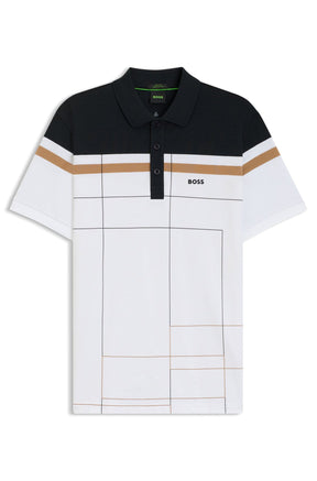 Polo sport pour homme par HUGO BOSS | 50544477 Blanc | Boutique Vvög, vêtements mode pour homme et femme