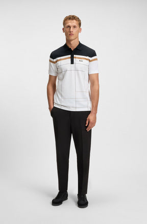 Polo sport pour homme par HUGO BOSS | 50544477 Blanc | Boutique Vvög, vêtements mode pour homme et femme