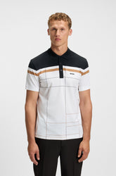 Polo sport pour homme par HUGO BOSS | 50544477 Blanc | Boutique Vvög, vêtements mode pour homme et femme
