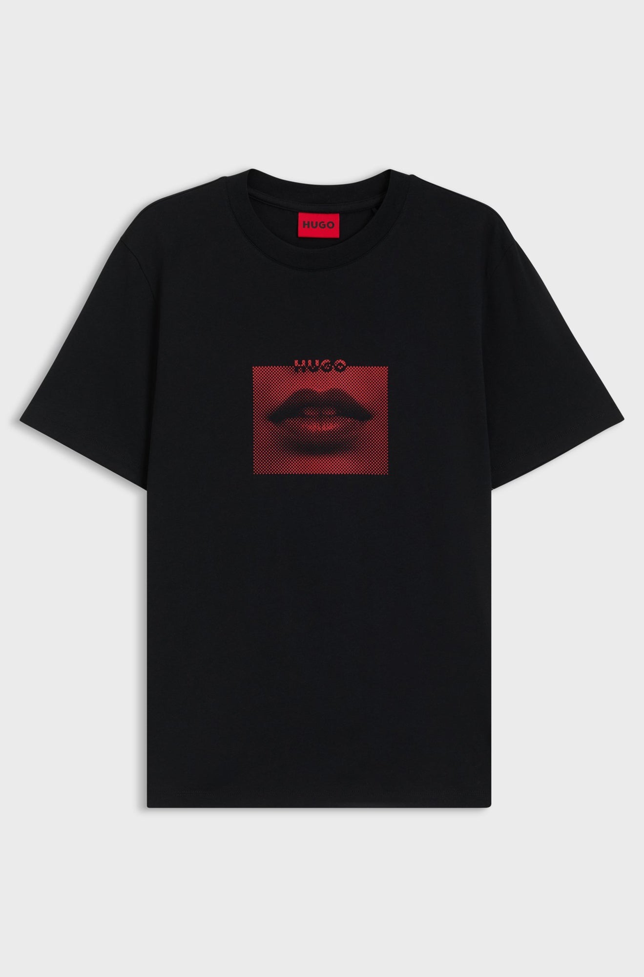 T-Shirt pour homme par HUGO BOSS | 50544496 Noir | Boutique Vvög, vêtements mode pour homme et femme