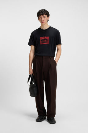 T-Shirt pour homme par HUGO BOSS | 50544496 Noir | Boutique Vvög, vêtements mode pour homme et femme