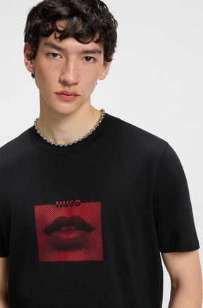 T-Shirt pour homme par HUGO BOSS | 50544496 Noir | Boutique Vvög, vêtements mode pour homme et femme