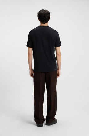 T-Shirt pour homme par HUGO BOSS | 50544496 Noir | Boutique Vvög, vêtements mode pour homme et femme