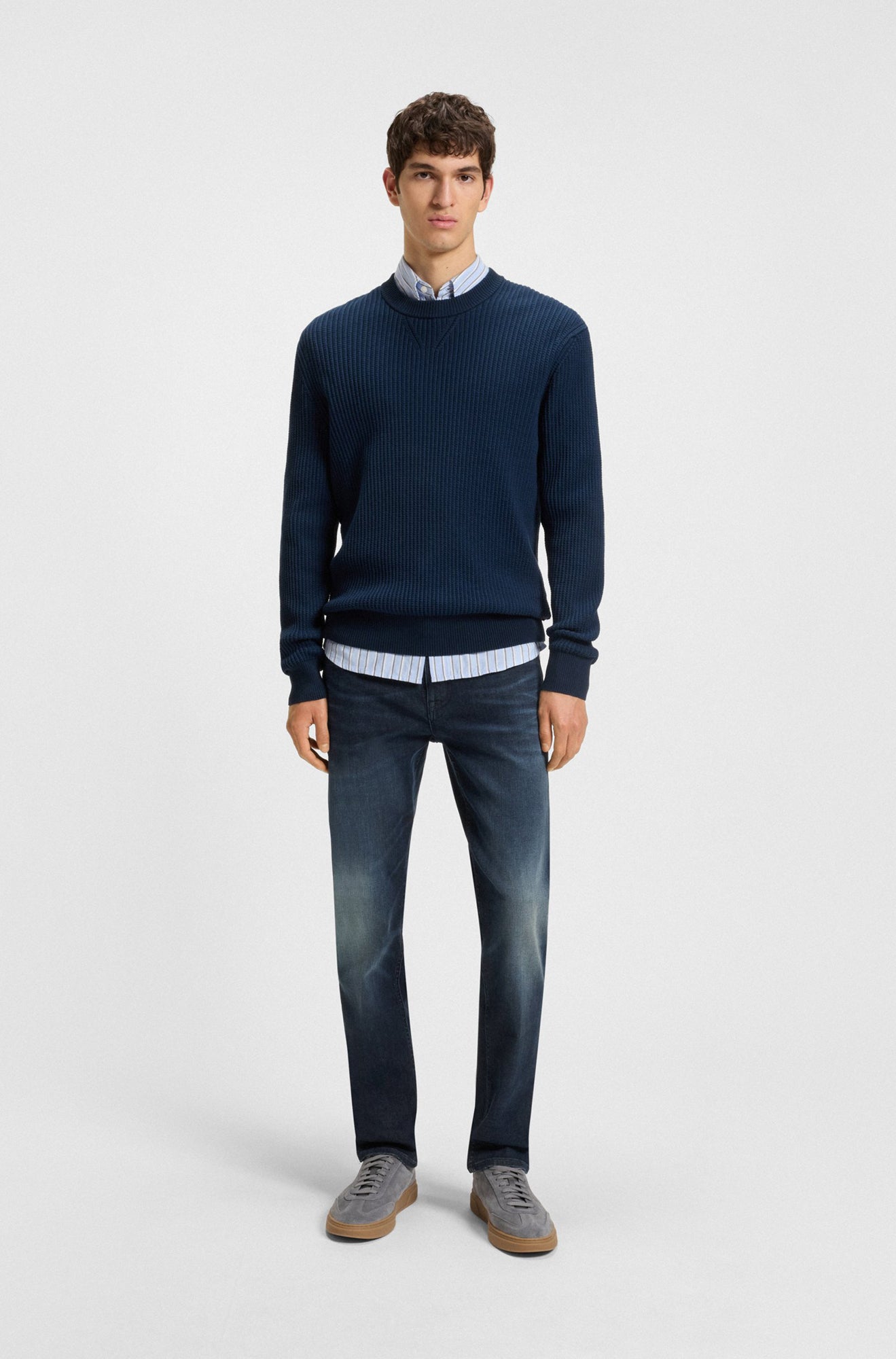 Jeans pour homme par HUGO BOSS | 50544642 Bleu Foncé | Boutique Vvög, vêtements mode pour homme et femme