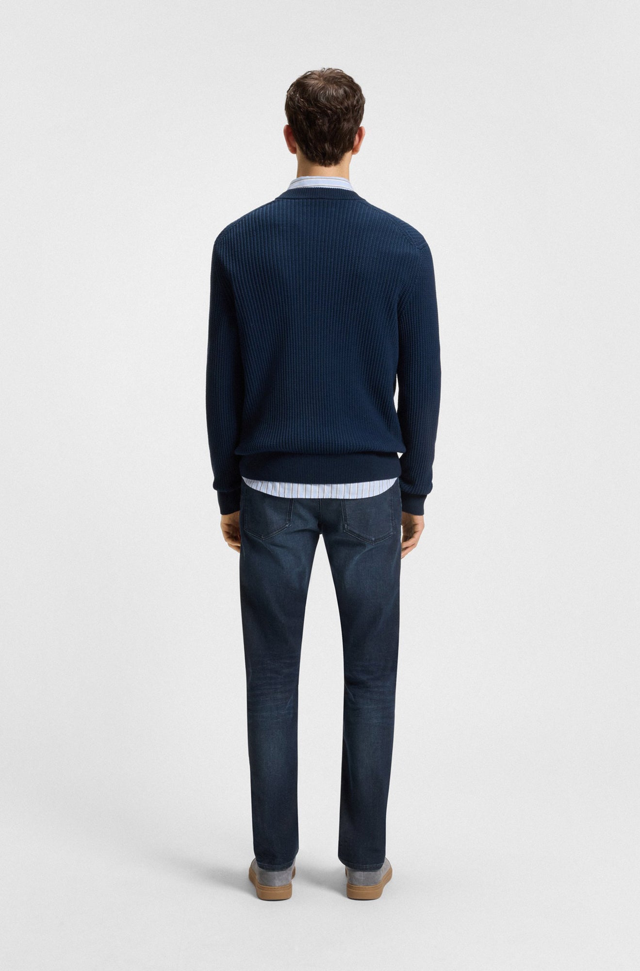 Jeans pour homme par HUGO BOSS | 50544642 Bleu Foncé | Boutique Vvög, vêtements mode pour homme et femme