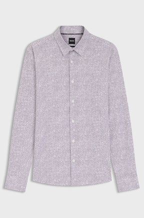 Chemise habillée pour homme par HUGO BOSS | 50545269 Brun Moyen | Boutique Vvög, vêtements mode pour homme et femme