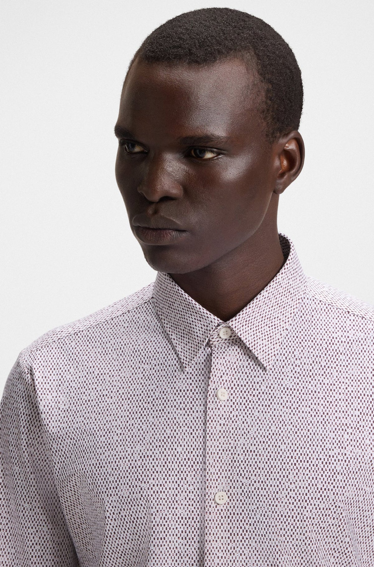 Chemise habillée pour homme par HUGO BOSS | 50545269 Brun Moyen | Boutique Vvög, vêtements mode pour homme et femme